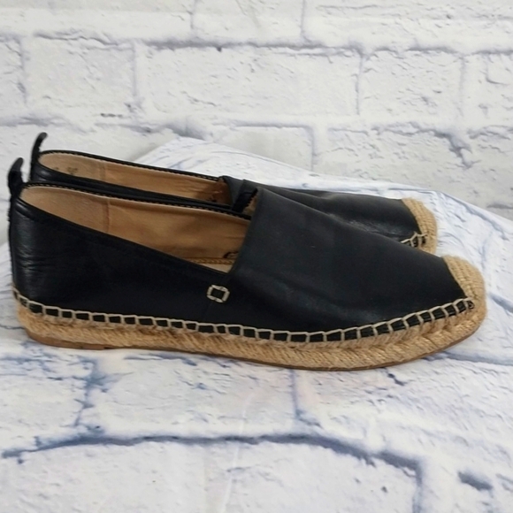 Sam Edelman Black and Tan Espadrilles Size 6W - Picture 2 of 7